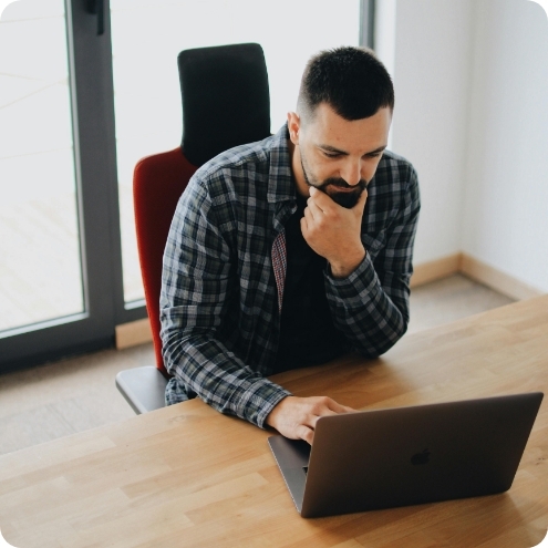 Man on Laptop