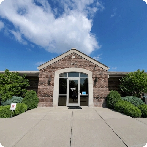 front exterior view of the Legend office building